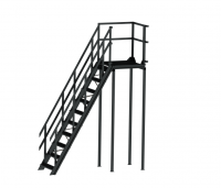 Лестница пожарная маршевая П 2 H = 3000