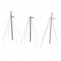 ПБ4-III  Промежуточные опоры на оттяжках