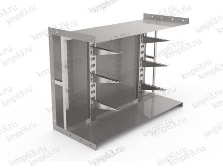 Короб кабельный блочный прямой ККБ-П-0,6/0,5 УТ1,5 S=1,50 мм, L=2 000 мм