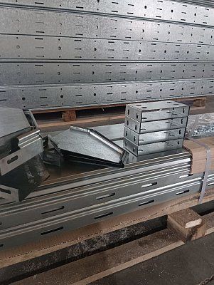 Лоток лестничный крестообразный НЛ-К 60х10 УТ1,5 - Фото 69