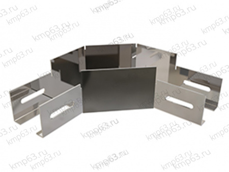 Лоток угловой горизонтальный 90º НЛП 100х60 УТ1,5 S=1,00