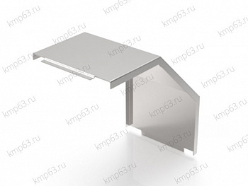 Крышка углового лотка вертикального вниз НЛК 45º 300 УТ1,5