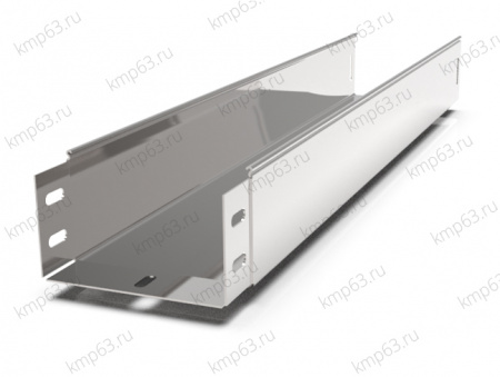 Лоток прямой глухой (неперфорированный)  НЛГ 400х60 УТ1,5 S=1,50 мм, L=2 000 мм